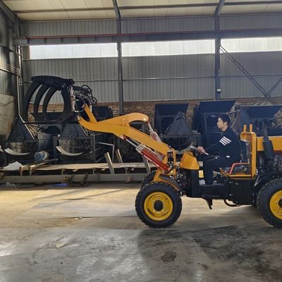 Energiebesparend betaalbaar Diesel Mini Geactificeerd Front End Skid Steer Loader Elektrisch Loader