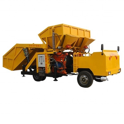 Vrachtwagen gemonteerde betonspuitmachine voor hellingstunnel 380v Spanning 6900x2900x2750mm