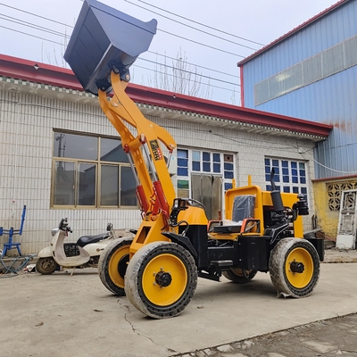 Bouwmaterialen winkels 2 ton Mini voorlader Wiellader met een emmercapaciteit van 0,5 m3