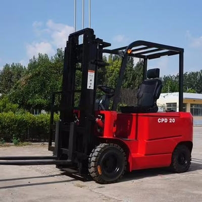 Mini draagbare elektrische stapeltruck 3 ton met 3 wielen 60V batterij en wisselstroommotor