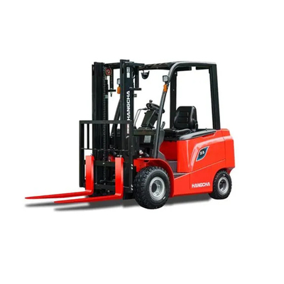 Mini draagbare elektrische stapeltruck 3 ton met 3 wielen 60V batterij en wisselstroommotor