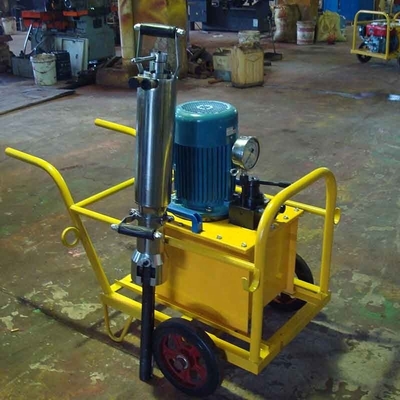 AC motor gecontroleerd C12 n Darda Hydraulische rotssplittercilinder voor steen afbreken