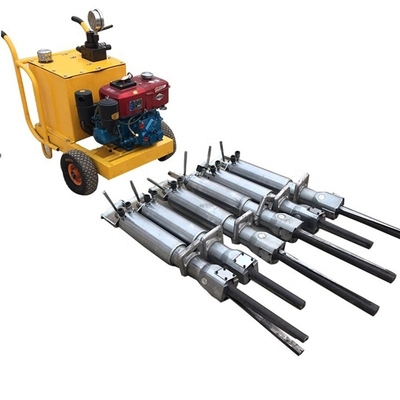 Ervaar de kracht van onze draagbare hydraulische kernsplitter voor het boren in harde rotsen