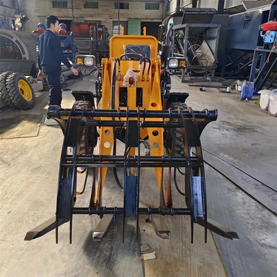 Wielladder Kleine telescopische terreintelehandler 3 ton Voorladder Stalen kameel 55-75kw