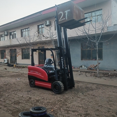 2000*1150*2150MM Veelgebruikte mini 5 ton elektrische vorkheftruck voor containerwerkplatform