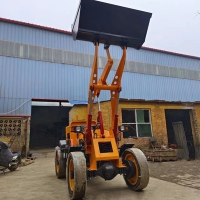 Mini-tractorlader lichtlader wielmachinelader met een emmercapaciteit van 0,3m3