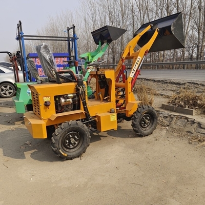 Mini-tractorlader lichtlader wielmachinelader met een emmercapaciteit van 0,3m3