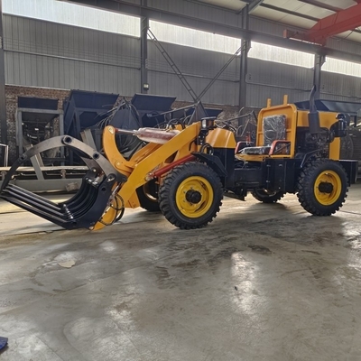 Mini-tractorlader lichtlader wielmachinelader met een emmercapaciteit van 0,3m3