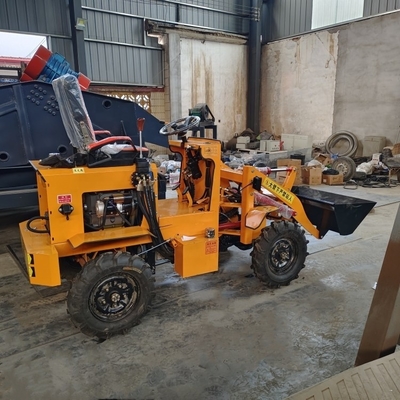 Mini-tractorlader lichtlader wielmachinelader met een emmercapaciteit van 0,3m3