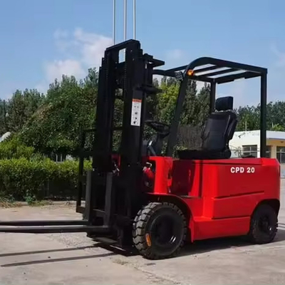 2 ton Mini elektrische staande vorkheftruck voor voedselwinkels Elektrische batterij vorkheftruck