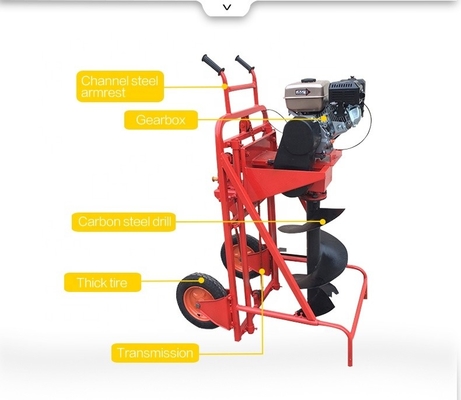Hydraulische aardboormachine / boormachine voor het graven van gaten