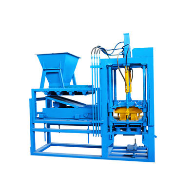 Brick Production Line Mobile Manual Hollow Block Maker Concrete Cement Brick Block Making Machine laagste