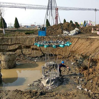 Krachtige ronde hydraulische betonnen palenbreker voor 10 ton graafmachines en geschikt