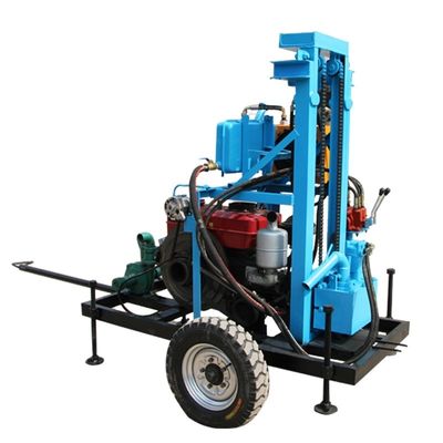 150 meter diepte Dieselmotor Waterput Rotsboormachine met robuuste constructie