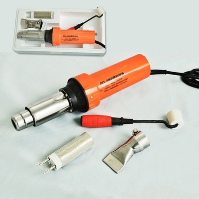 220V 50Hz stroomvoorziening Warmluchtsweisgeweer voor HDPE 2000w Geomembraanlassen