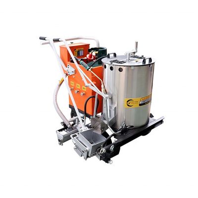 Automatische computergestuurde weglijnmarkering voor thermoplastisch verfmateriaal