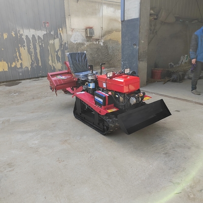 Krachtige boerderijteller Rotary Tiller met zitplaats Crawler-type Crawler Diesel 25HP 35HP