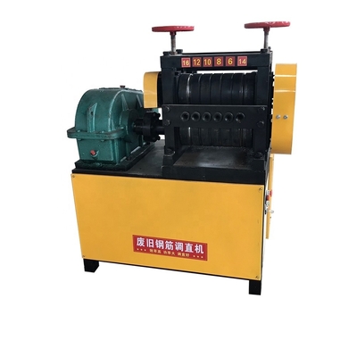 Efficiënt rechtzetten 4-25mm Diameter Bars met deze Steel Bar Straightening Machine