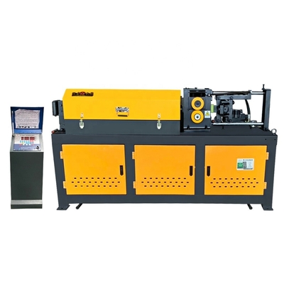 Machine voor het rechtlijnen en snijden van Cnc-draad met ophangstaaf, snelle snelheid 35-60 meter per minuut