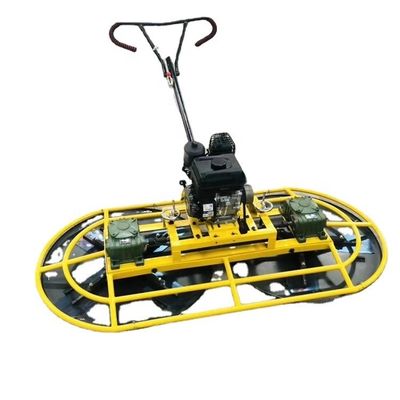 Machine voor het compacteren van glad betonnen oppervlakken met een wandelende troffel van type 100