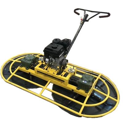 Machine voor het compacteren van glad betonnen oppervlakken met een wandelende troffel van type 100