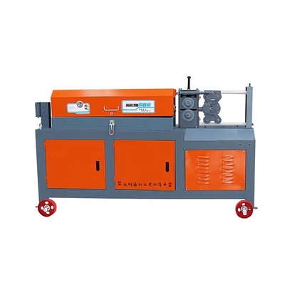 Gele 650KG aangepaste CNC-hydraulische draadloze stalen staaf rechtlijnen en snijmachine