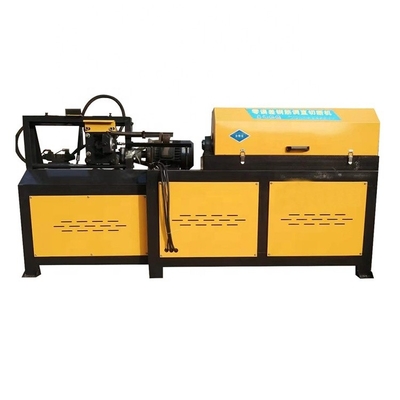 Gele 650KG aangepaste CNC-hydraulische draadloze stalen staaf rechtlijnen en snijmachine