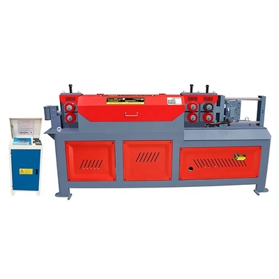 Gele 650KG aangepaste CNC-hydraulische draadloze stalen staaf rechtlijnen en snijmachine