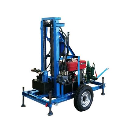 Benzine- en waterboormachine voor het boren