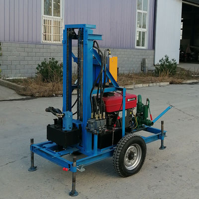 Benzine- en waterboormachine voor het boren