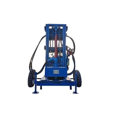 Steel Crawler Water Well Boring Hole Drilling Rig Machine 550 KG voor 100m 150m 200m 300m