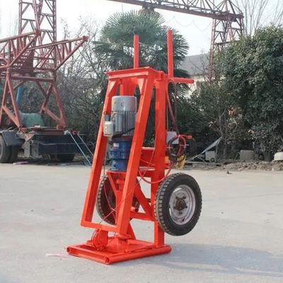 Compacte dieselelektrische waterputboormachine voor 200 m boorwerk en rigging