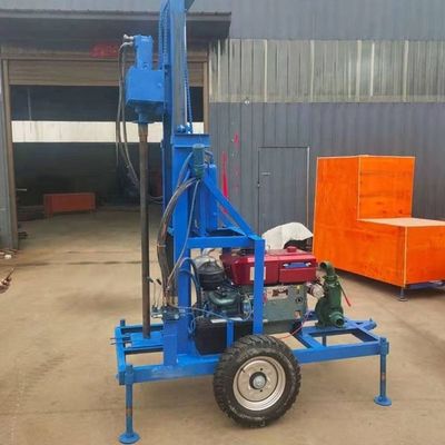 Compacte dieselelektrische waterputboormachine voor 200 m boorwerk en rigging