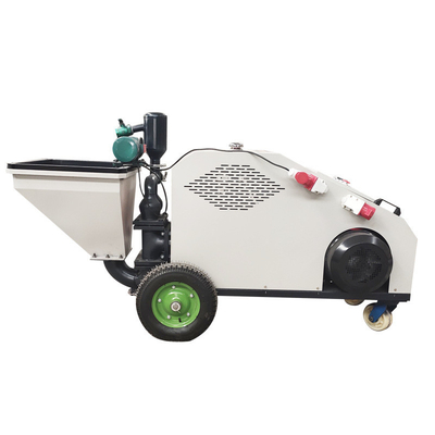 4kw Motor Power Modulaire Huis Cement Plastering Sprayer met Stucco Putty Spraying Hopper