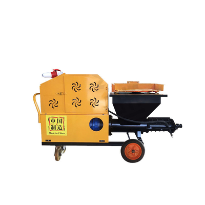 4kw Motor Power Modulaire Huis Cement Plastering Sprayer met Stucco Putty Spraying Hopper