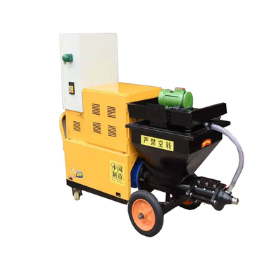 4 kW motorvermogen Diesel type cement mortel spuitmachine voor pleistering 1.52*0.68*0.95