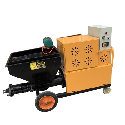 4 kW motorvermogen Diesel type cement mortel spuitmachine voor pleistering 1.52*0.68*0.95