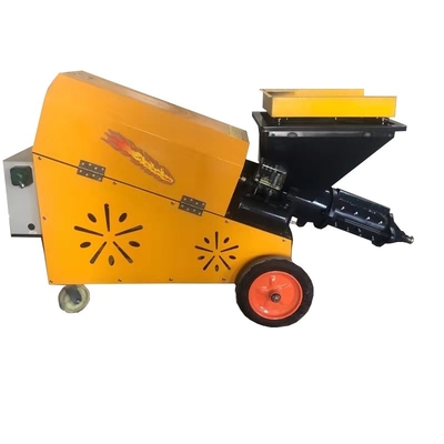 4 kW motorvermogen Diesel type cement mortel spuitmachine voor pleistering 1.52*0.68*0.95