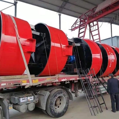 Bouwwerkzaamheden 10m3 Hydraulische betonmengtank met een rotatiesnelheid van 8 r/min
