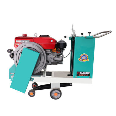Maximale snijdiepte 150-500 mm Elektrische betonnen trottoirsnijmachine