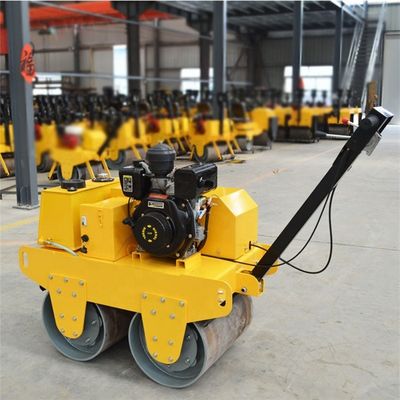 Kleine weg 0,3 ton Mini hand vibreerrolcompressor met 580 mm trommeldiameter
