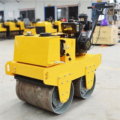 Kleine weg 0,3 ton Mini hand vibreerrolcompressor met 580 mm trommeldiameter