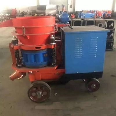Bouwwerken natte spuitbetonmachine met luchtverbruik van 8-10m3/min