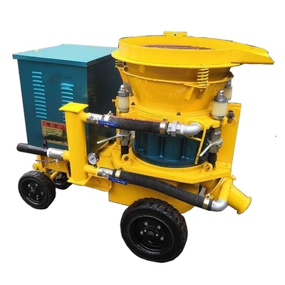 Oranje betonspray Gunite Schotbetonmachine Operatieluchtdruk 0,2-0,4MPa