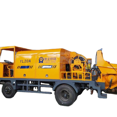 Putty Spray Machine Cement Mortar Spraying Gun Motor Kracht 45kw voor school renovatie