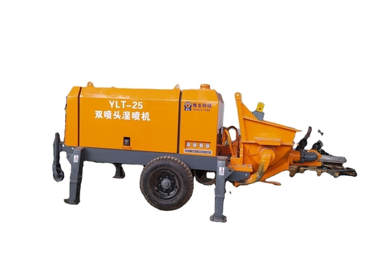 Putty Spray Machine Cement Mortar Spraying Gun Motor Kracht 45kw voor school renovatie