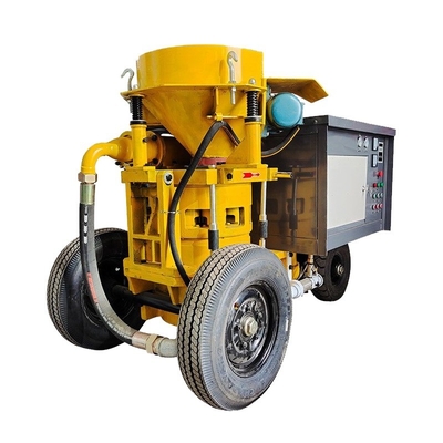 7.5kw natte beton cement mortel spuitgips machine voor bouwmaterialen