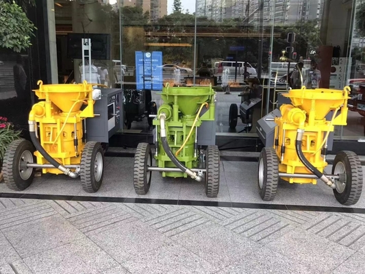 7.5kw natte beton cement mortel spuitgips machine voor bouwmaterialen