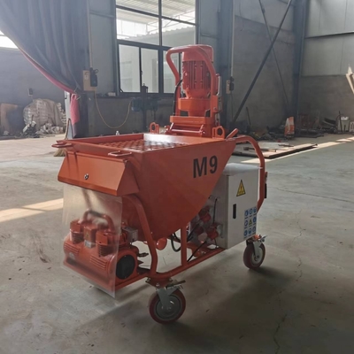 Max. Verticale transportafstand 15M Muurmortel Beton Mini Sproeimachine Voor Putty Gips Cement