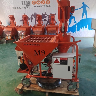 Max. Verticale transportafstand 15M Muurmortel Beton Mini Sproeimachine Voor Putty Gips Cement